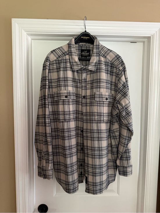 thorogood Other - Thorogood Plaid Shirt - Gray & White